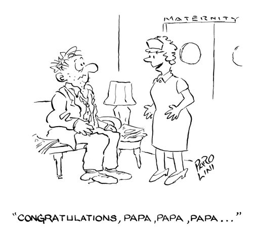 'Congratulations, Papa, Papa, Papa...'