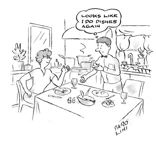 Looks like I do dishes again.