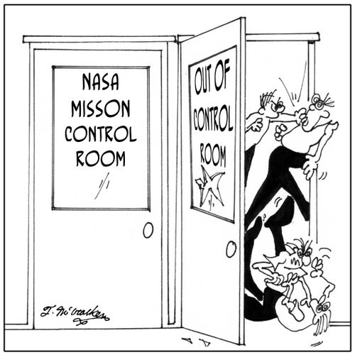 NASA Mission Control Room & Out of Control Room