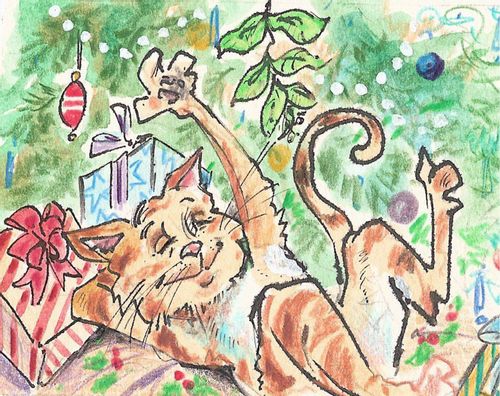 Forget Mistletoe, bring on the Catnip.