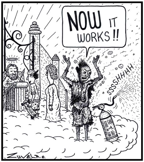 Man: 'NOW it works!!' 