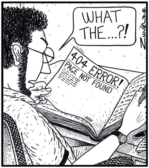 'What the...?!' 404 ERROR! 