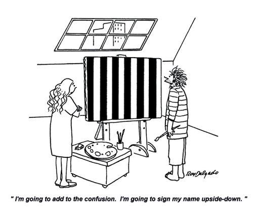 'I'm going to add to the confusion. I'm going to sign my name upside-down.'