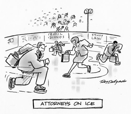 Attorneys on ice.