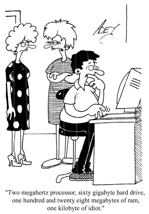 '...one kilobyte of idiot.'