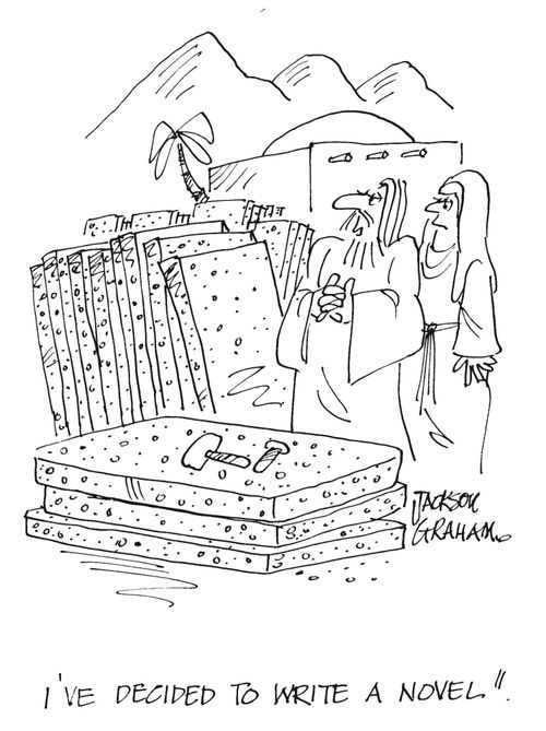 'I've decided to write a novel."
