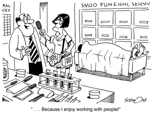 '...Because I enjoy working with people!'