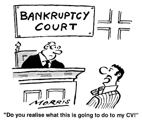 "Do you realise what this is going to do to my CV!"