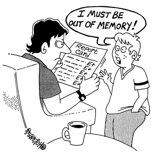 "I must be out of memory"