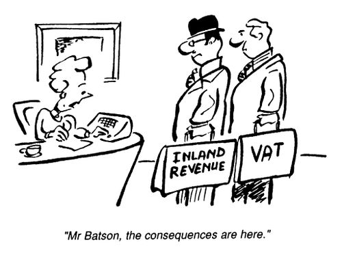 Inland Revenue VAT - "Mr Batson, the consequences are here."