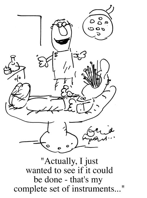 The playful dentist