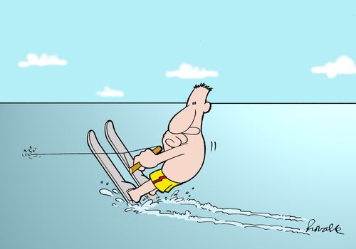 Water skiing.