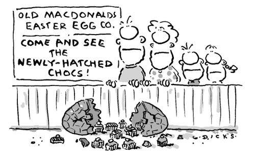 Old Macdonalds Easter Egg Co - Come and see the newly hatched chocs!