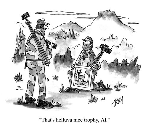 'That's helluva nice trophy, Al.'