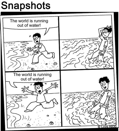 The world is running out of water. The world is running out of water.