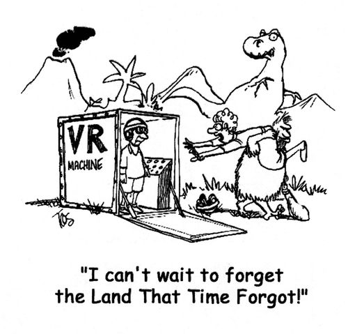 "I can't wait to forget the Land That Time Forgot."