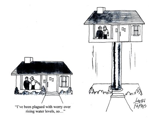 'I've been plagued with worry over rising water levels, so...'