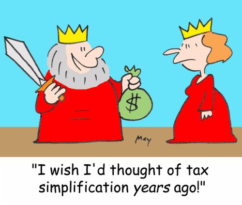 'I wish I'd thought of tax simplification YEARS ago!'