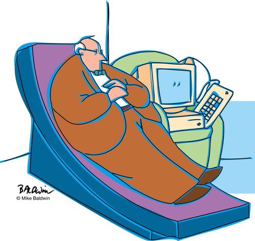 Computer Diagnosis Man.