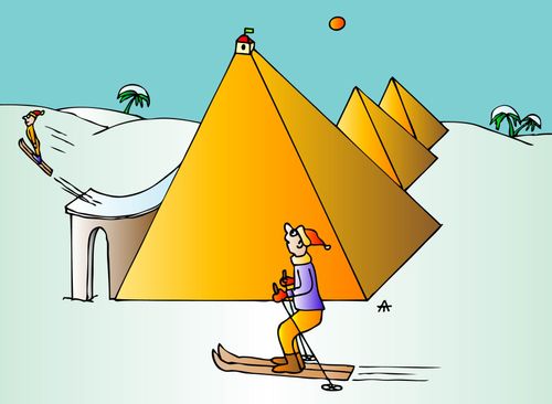 Pyramid Ski Slope.