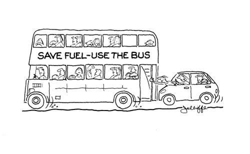 Save Fuel - Use the Bus.