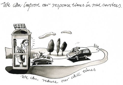 'We can improve our response times in road services.'
