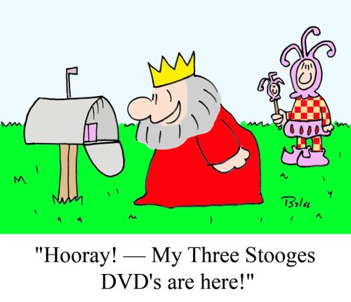 'Hooray! - My Three Stooges DVD's are here!'