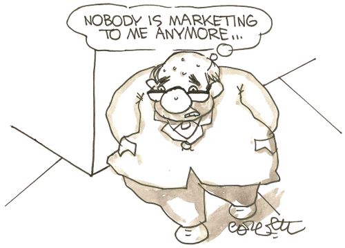 'Nobody is marketing to me anymore.'