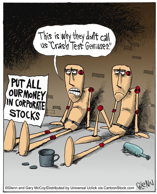 Put all our money in corporate stocks.