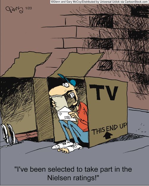 'I've been selected to take part in the Nielsen ratings!'