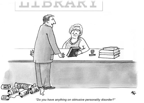 'Do you have anything on obtrusive personality disorder?'
