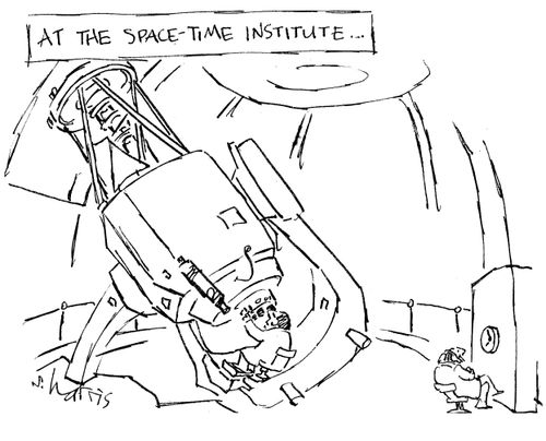 At the space-time institute.