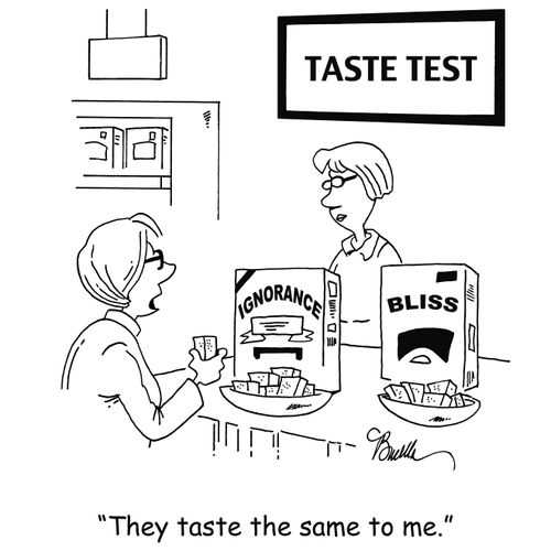 'They taste the same to me.'