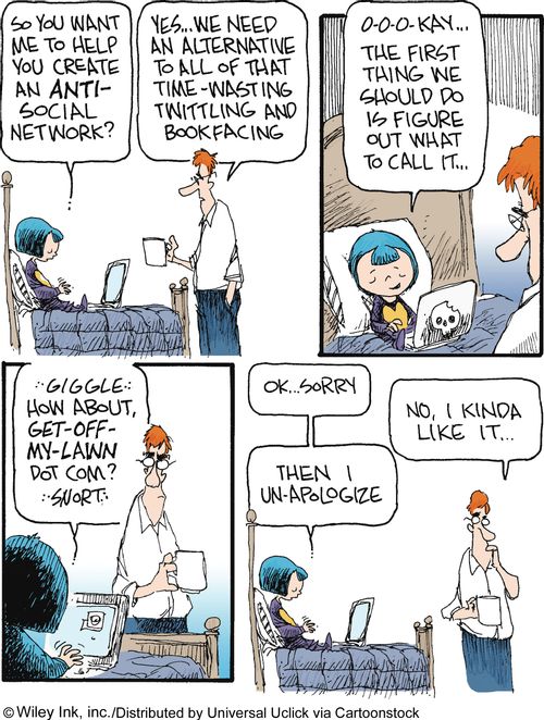 The anti-social network: 'So you want me to help you create an anti-social network?'
