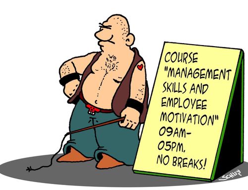 Course 'Management Skills and Employee Motivation', 09 AM - 05 PM, No breaks!