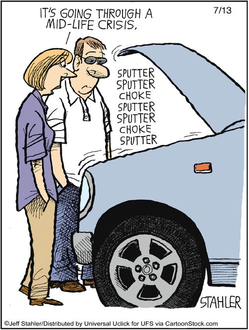 'it's going through  mid-life crisis.'