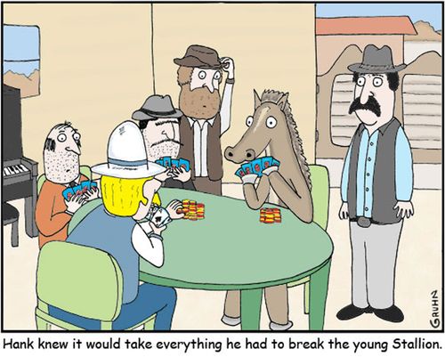 Hank knew it would take everything he had to break the young Stallion.
