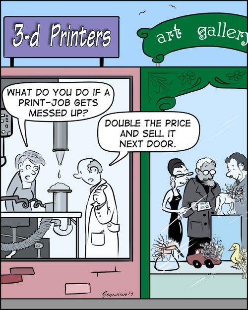 'What do you do if a 3-d print job gets messed up?'