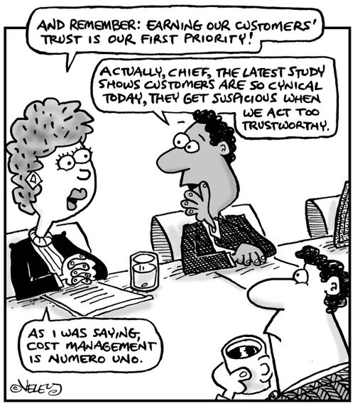 'Earning our customers' trust is our first priority!'