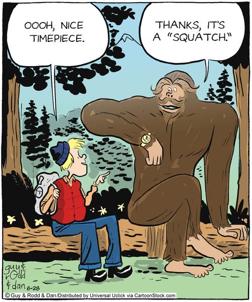 'Oooh, nice timepiece.'