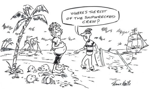 'Where's the rest of the shipwrecked crew?'