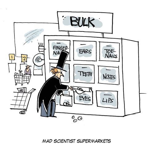 Mad Scientist Supermarkets.