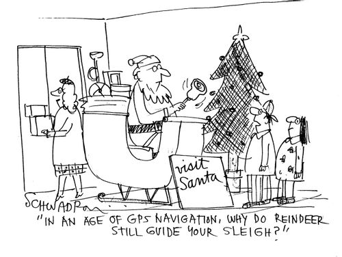 'In an age of GPS navigation, why do reindeer still guide your sleigh?'