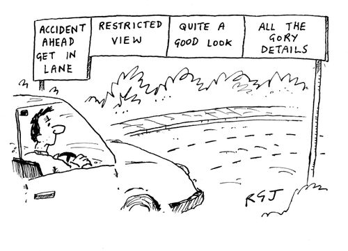 Road accident.