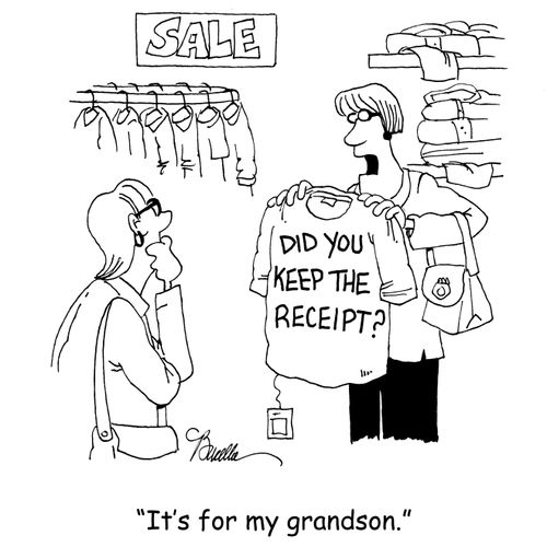 'It's for my grandson.'