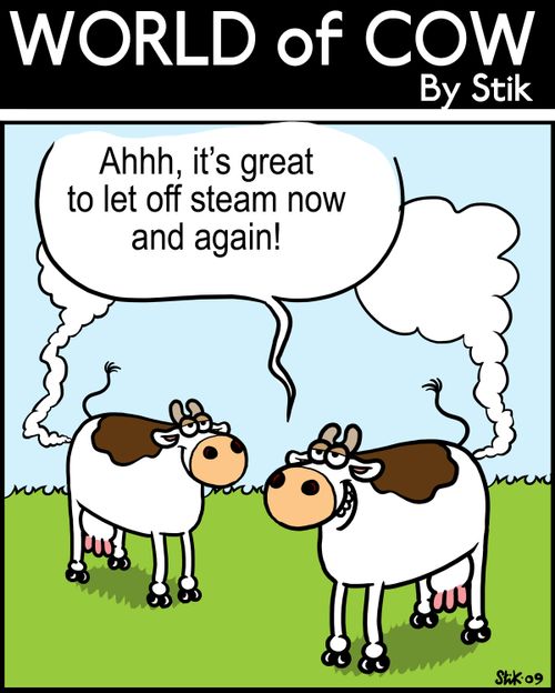 Ahhh, it's great to let off steam now and again!