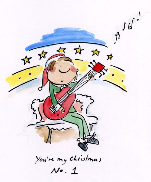 You're my Christmas No 1.