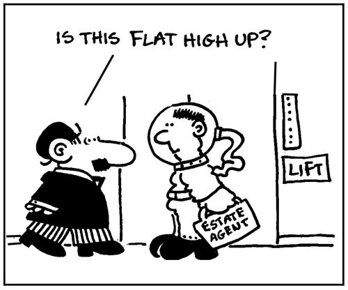 'Is this flat high up?.'