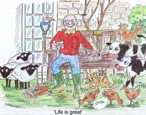 'Life is great' down on the farm.