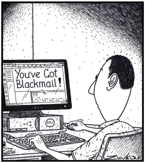 'You've got BlakcMail!' 